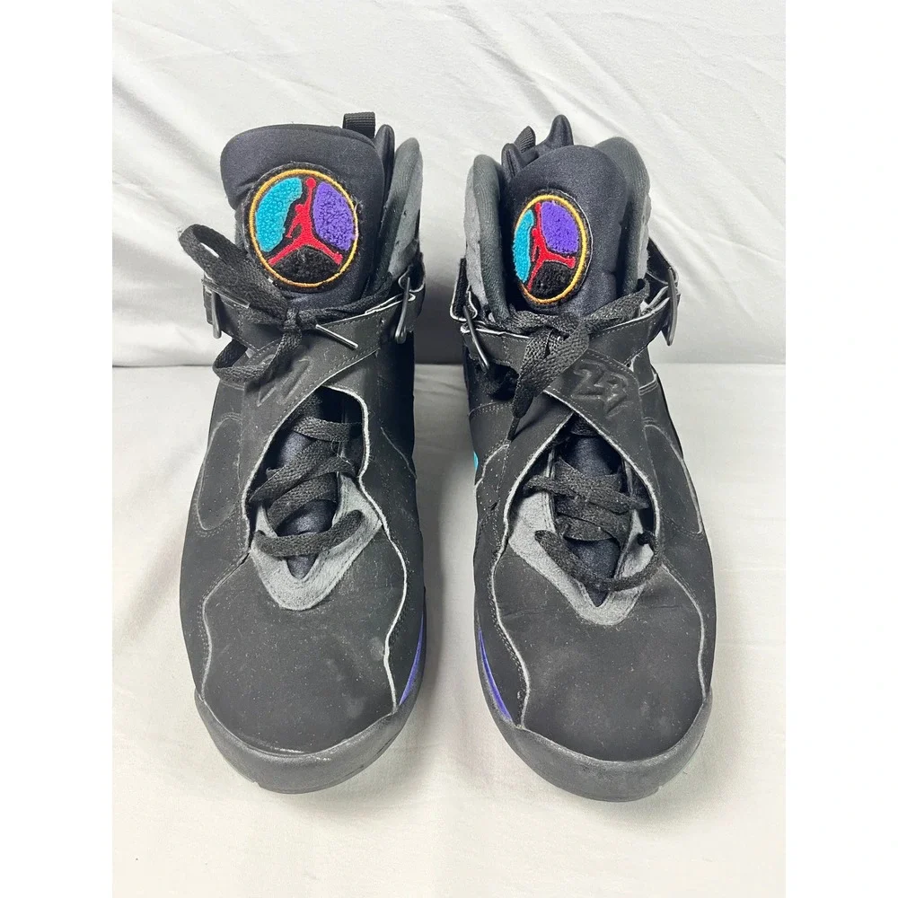 Air Jordan 8 Retro Aqua 2015 Mens Size 14 Black Bright Concord 305381-025 Retro